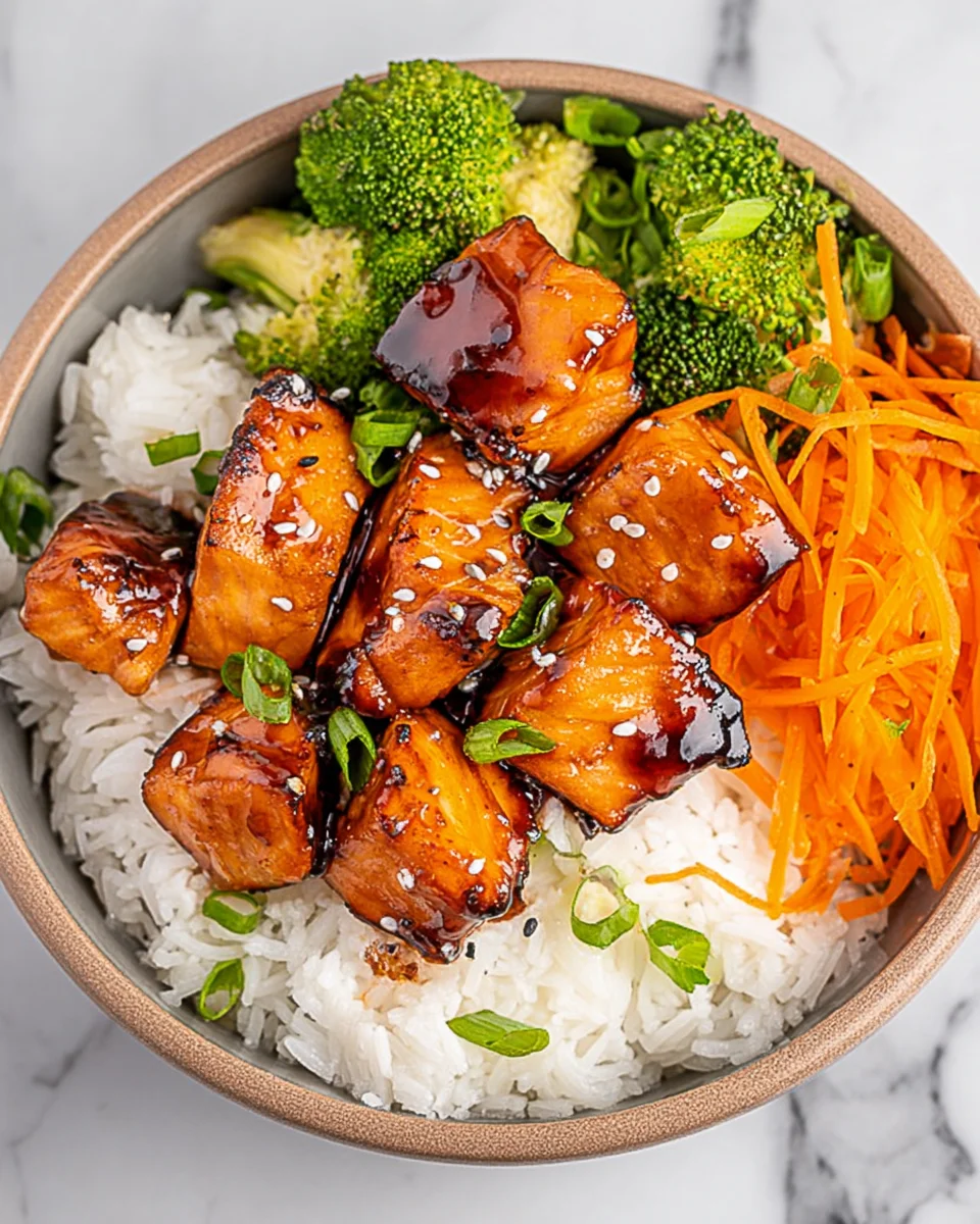 Salmon Teriyaki Bowl 23 Salmon Teriyaki Bowl