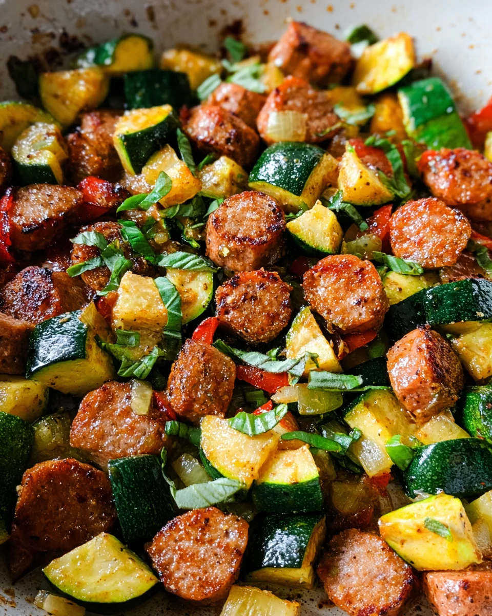 Skillet Sausage and Zucchini 29 Skillet Sausage and Zucchini