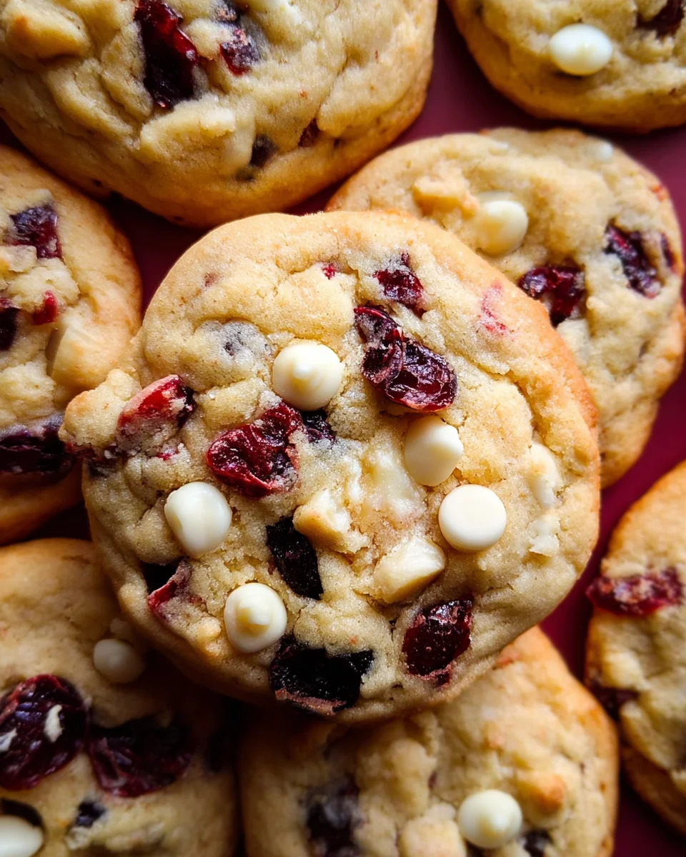 Soft-Baked White Chocolate Cranberry Cookies