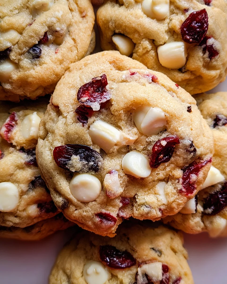 Soft-Baked White Chocolate Cranberry Cookies 24 Soft-Baked