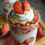 Strawberry Pretzel Salad Parfaits