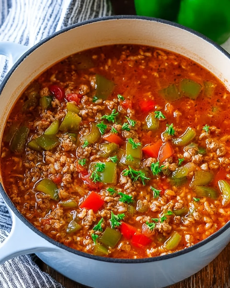 Stuffed Pepper Soup 26 Stuffed Pepper Soup