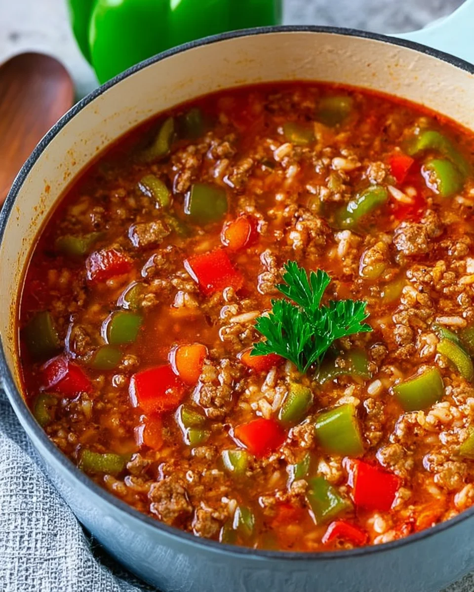 Stuffed Pepper Soup 26 Stuffed