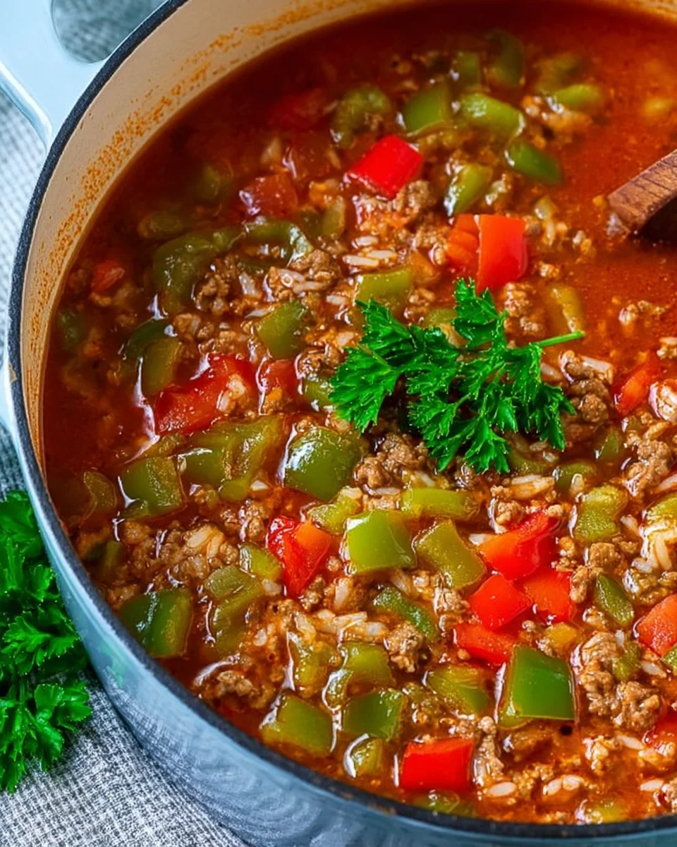 Stuffed Pepper Soup 27 Stuffed