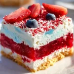 Summer Berry Jello Lasagna