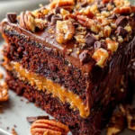 Turtle Caramel Cake