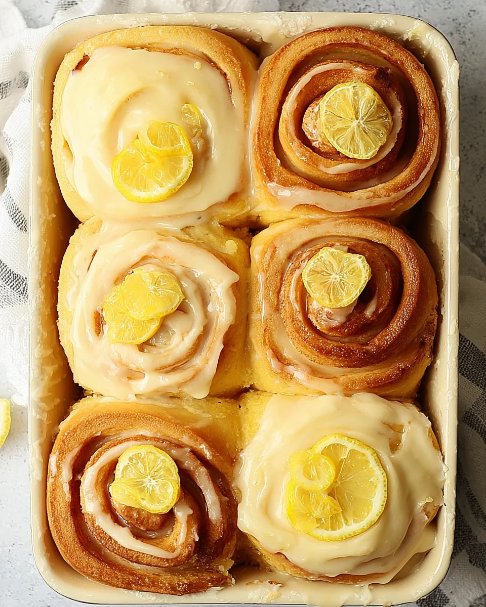 Vegan Lemon Sweet Rolls 20 Vegan