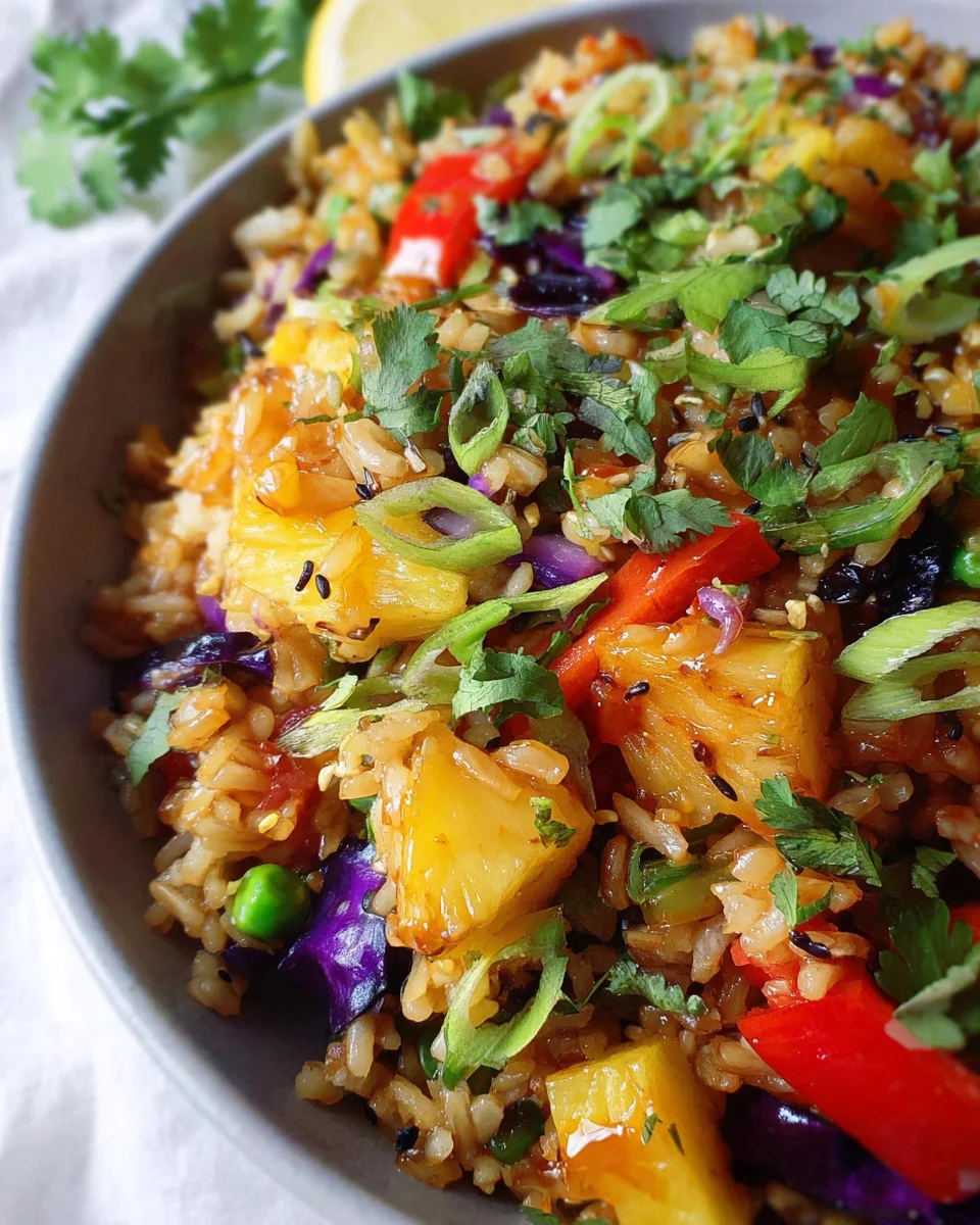 Vegan Pineapple Fried Rice