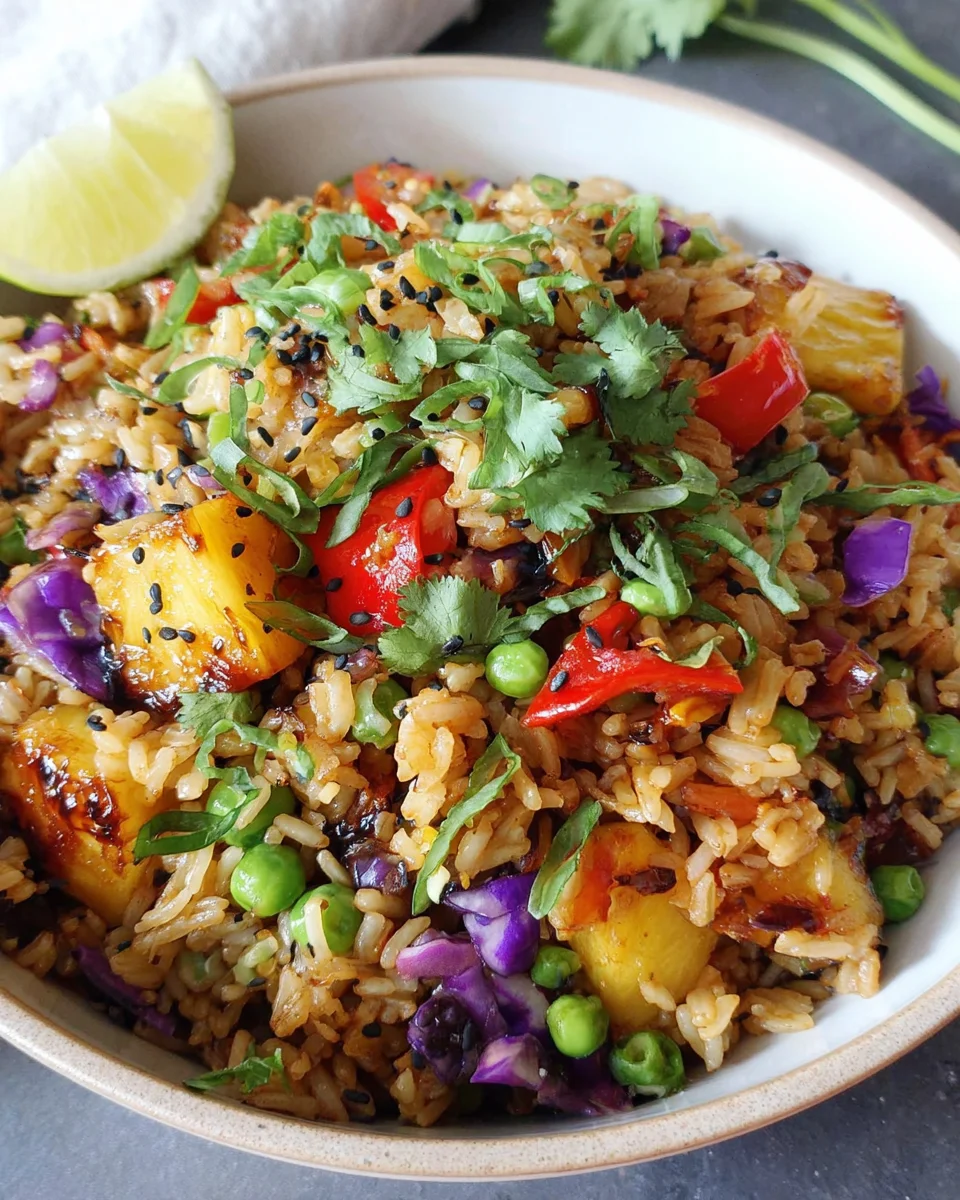 Vegan Pineapple Fried Rice 22 Vegan