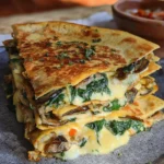 Vegan Spinach Quesadillas