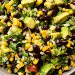 Black Bean Corn Avocado Salad