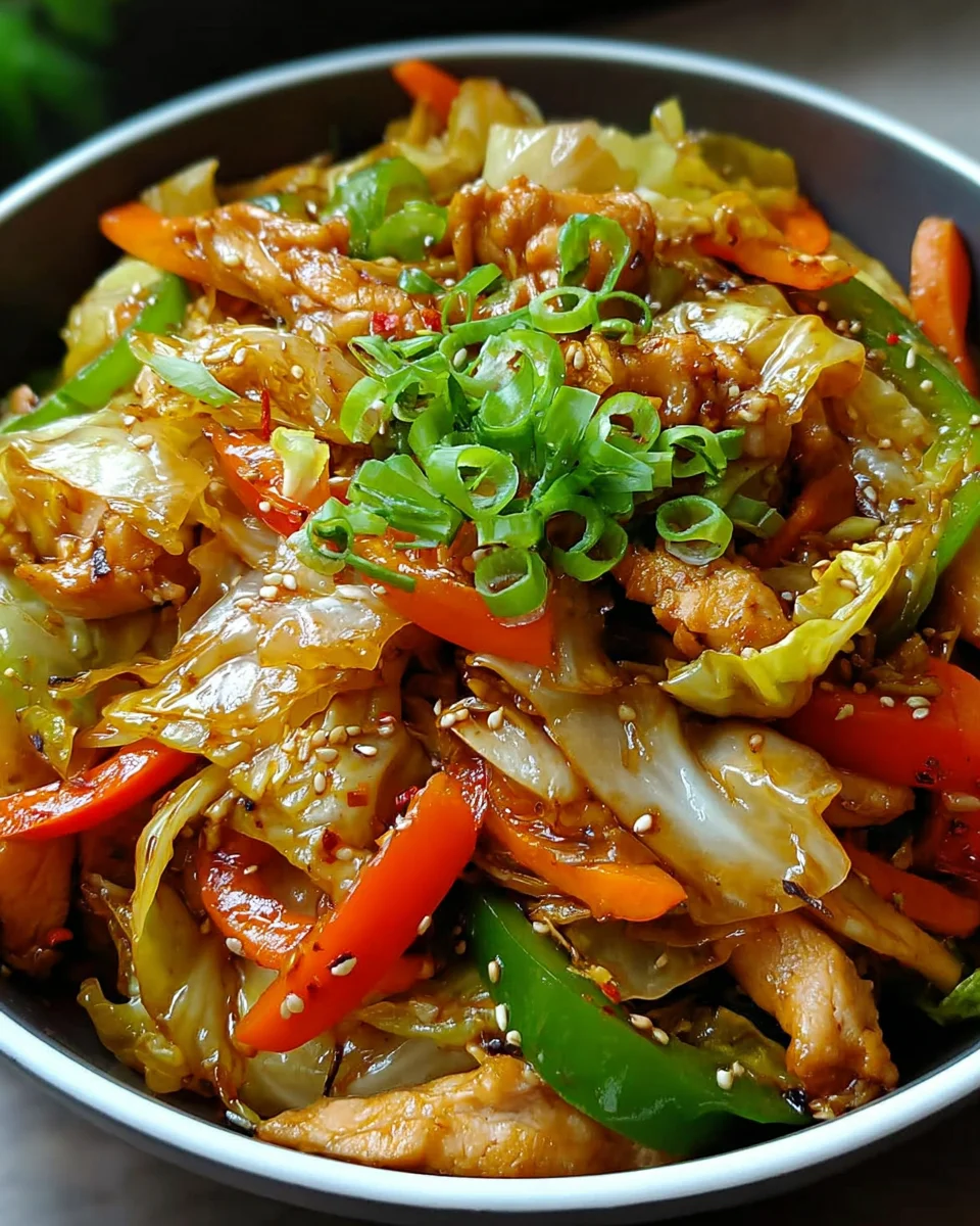 Chicken Cabbage Stir-Fry Recipe