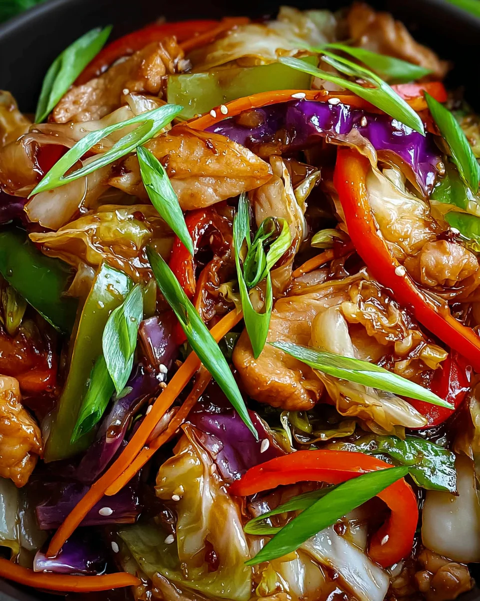 Chicken Cabbage Stir-Fry Recipe 19 Chicken