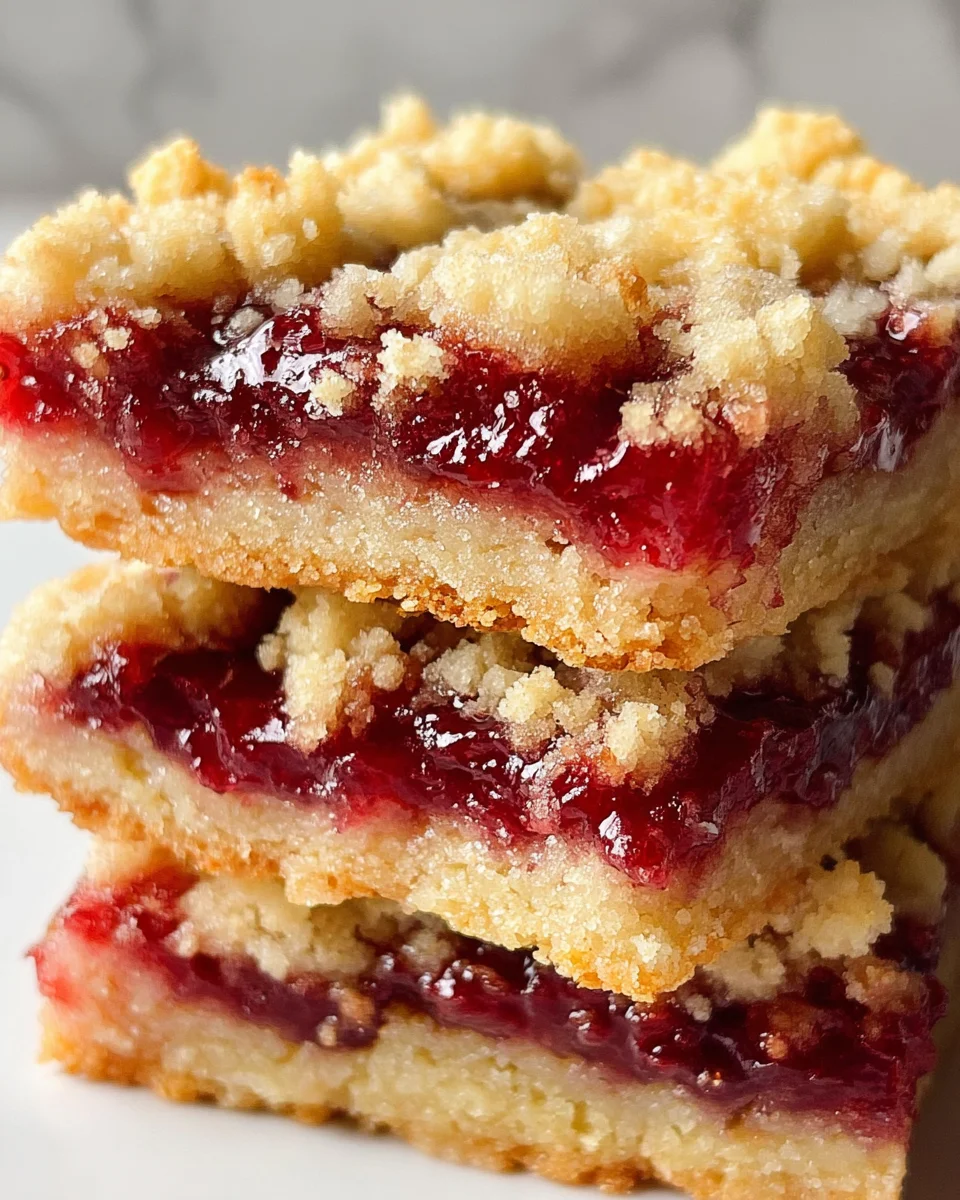 Fabulous Five Ingredient Raspberry Bars