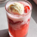 Sparkling Strawberry Float