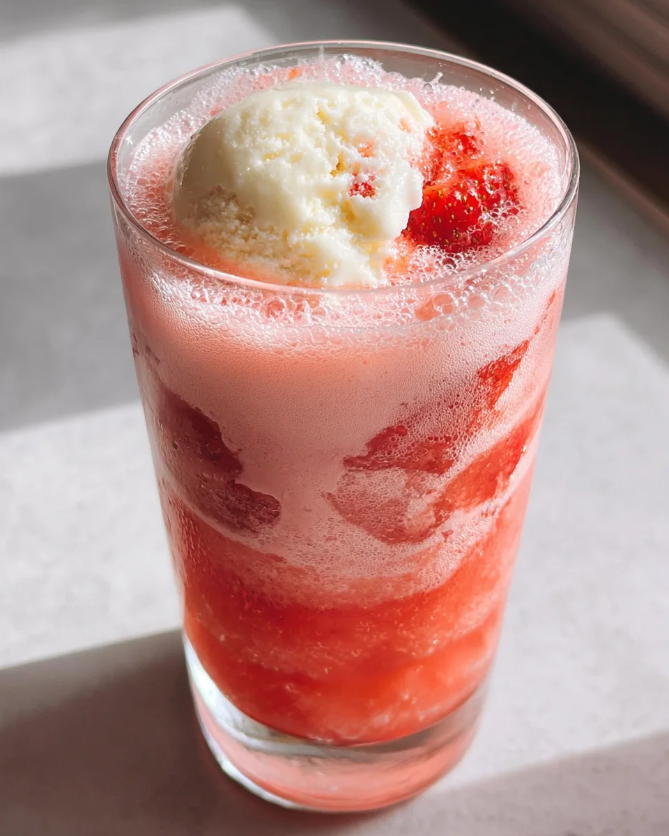 Sparkling Strawberry Float 14 Sparkling